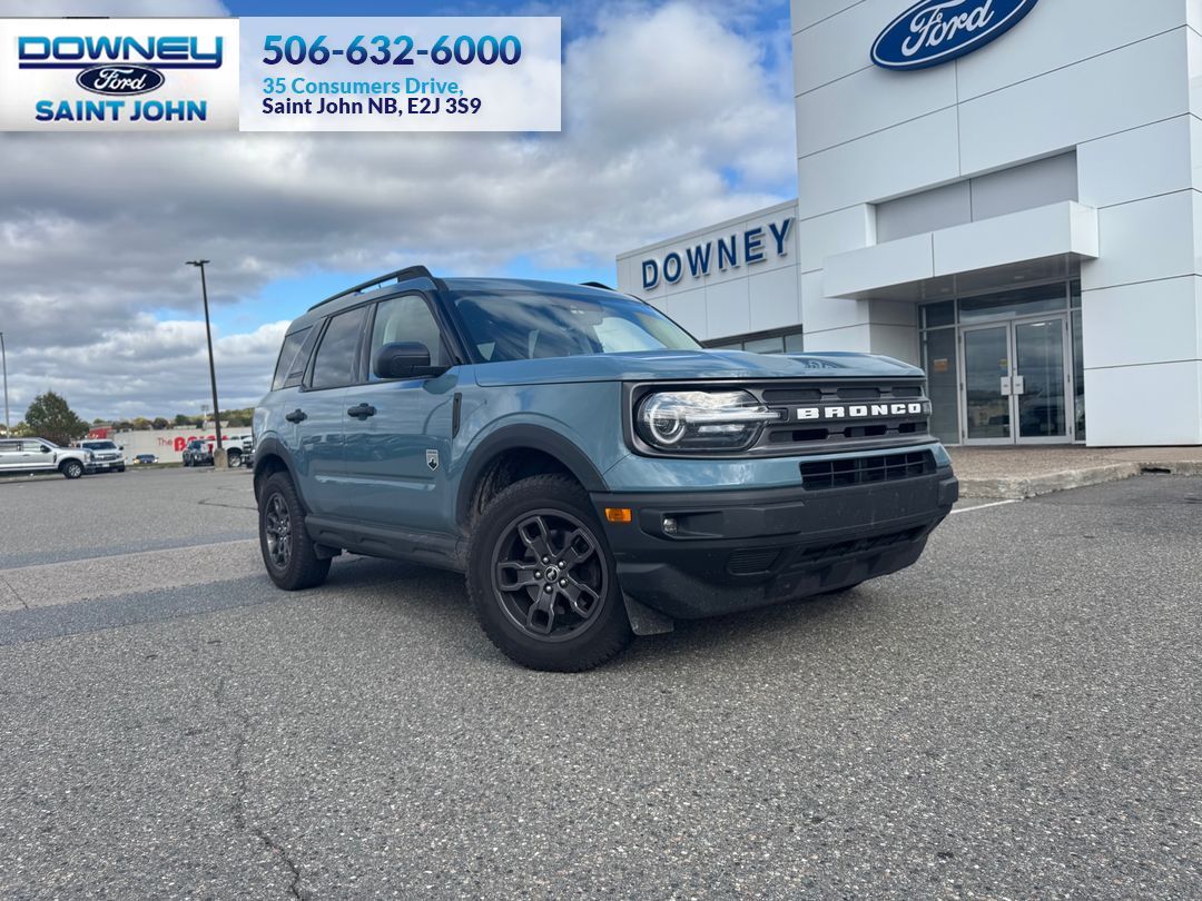 Used 2022 Ford Bronco Sport Big Bend 86123TJ Saint John, NB Downey Ford Saint John