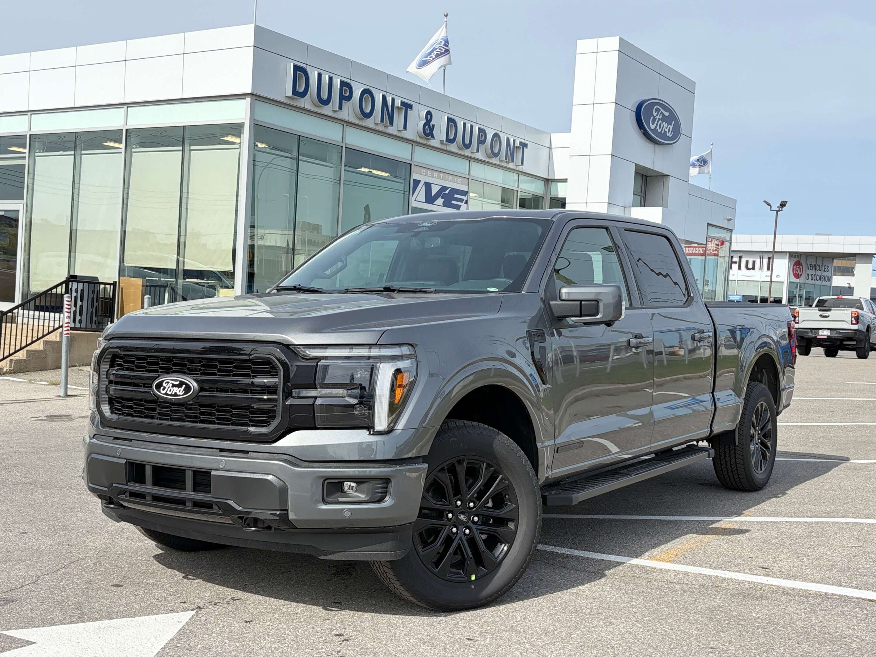 Gray (Carbonized Grey Metallic) 2026 Ford F-150 Pickup Truck Four-Wheel Drive Automatic