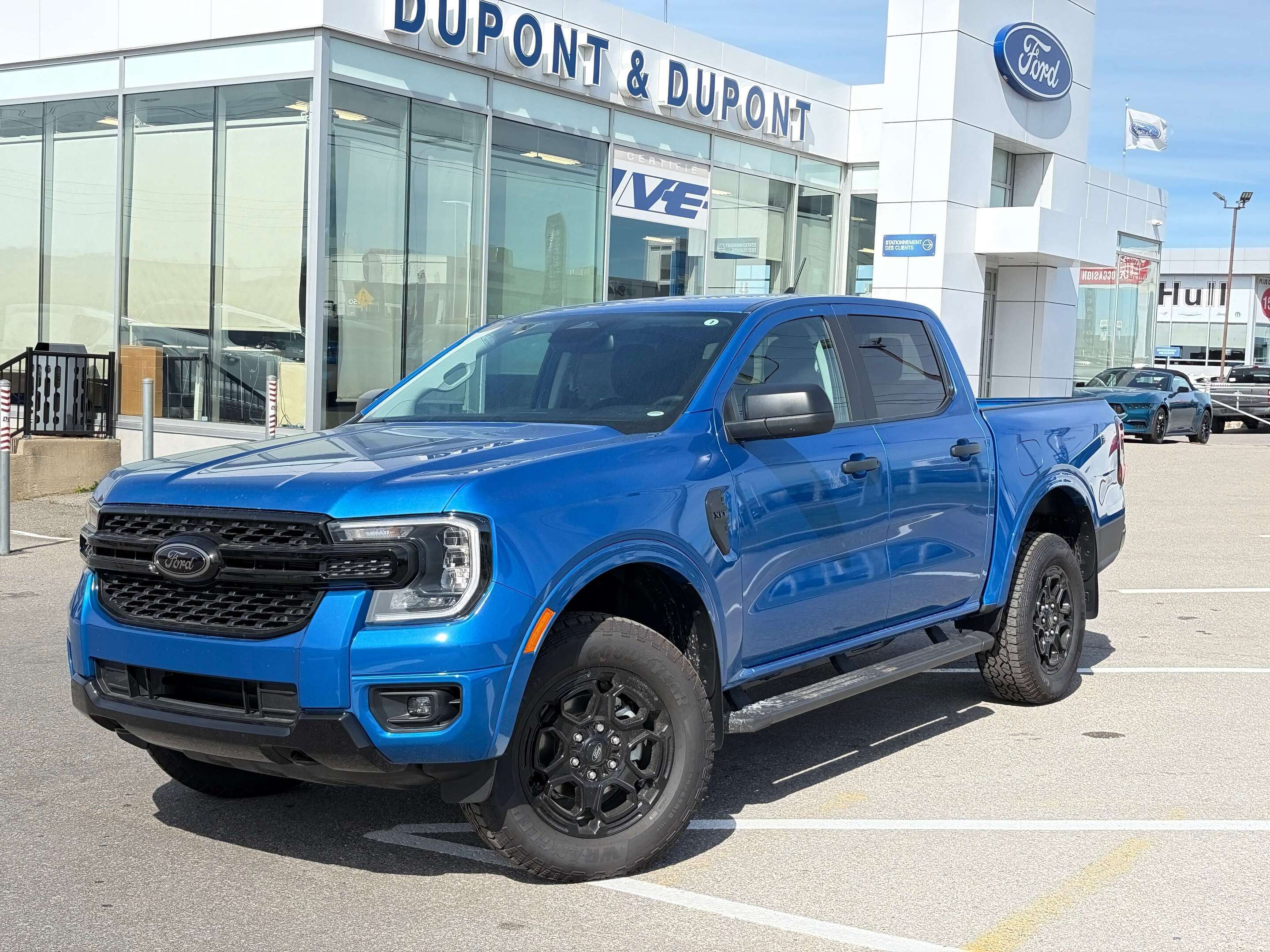 Velocity Blue Metallic 2026 Ford Ranger Pickup Truck Four-Wheel Drive Automatic