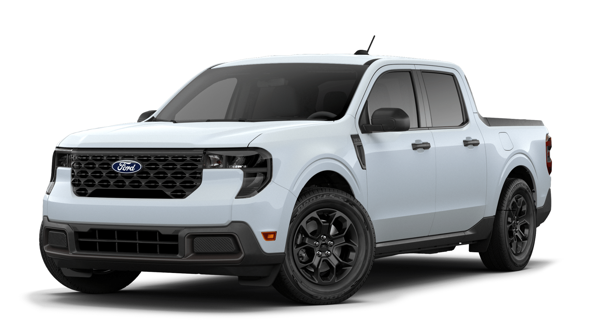 Space White Metallic 2026 Ford Maverick Pickup Truck All-Wheel Drive Continuously Variable Transmission