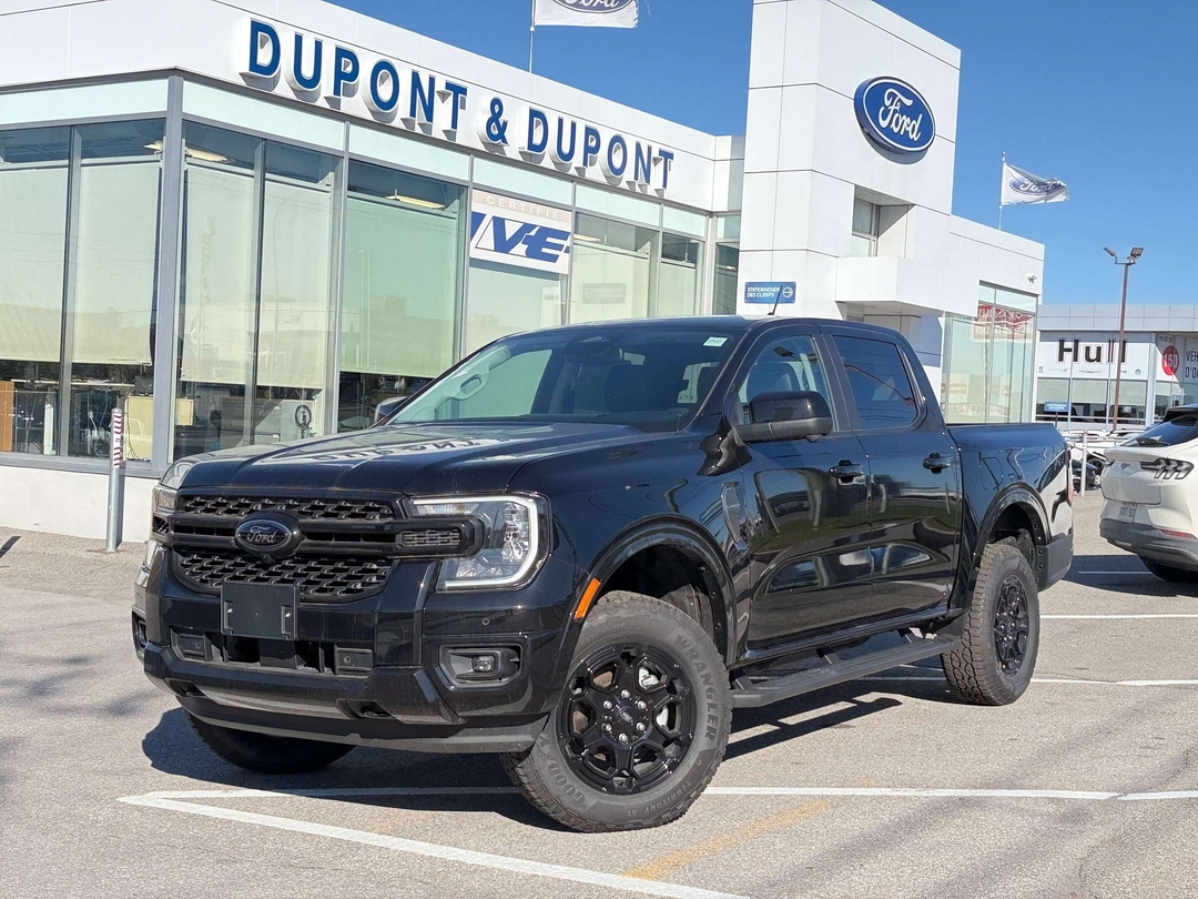Shadow Black 2026 Ford Ranger Pickup Truck Four-Wheel Drive Automatic