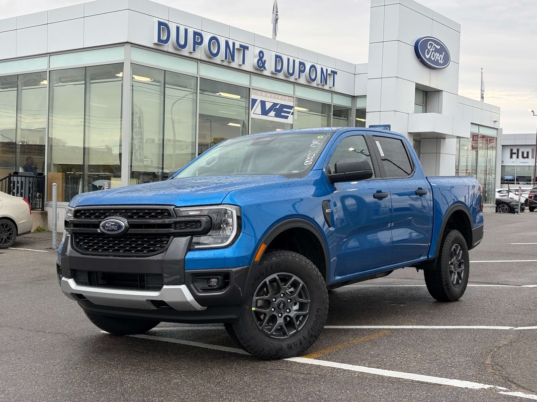 Velocity Blue Metallic 2026 Ford Ranger Pickup Truck Four-Wheel Drive Automatic