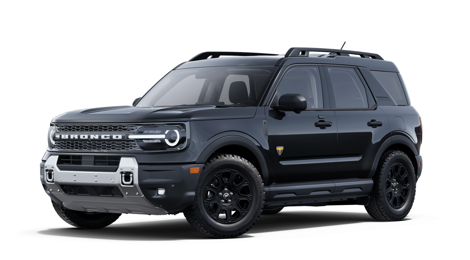 Shadow Black 2025 Ford Bronco Sport SUV / Crossover All-Wheel Drive 8-Speed Automatic