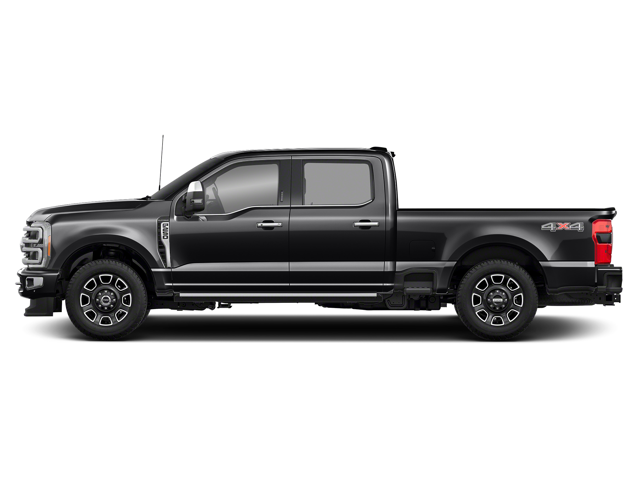 Black Metallic 2024 Ford F-250 Super Duty Pickup Truck Four-Wheel Drive Automatic