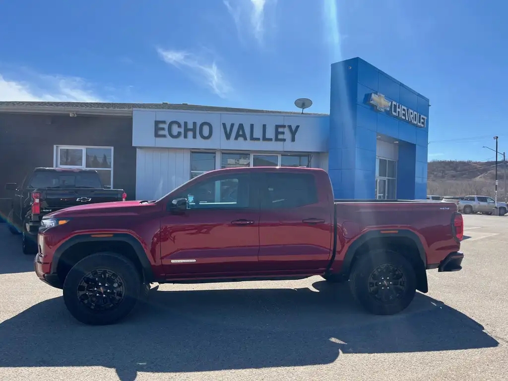Volcanic Red Tintcoat 2026 GMC Canyon Pickup Truck Four-Wheel Drive 8-Speed Automatic