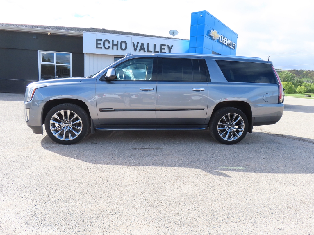 Gray (Satin Steel Metallic) 2020 Cadillac Escalade ESV SUV / Crossover Four-Wheel Drive Automatic