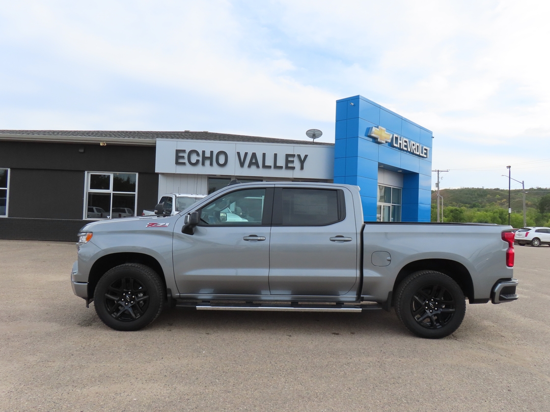 Gray (Sterling Grey Metallic) 2026 Chevrolet Silverado 1500 Pickup Truck Four-Wheel Drive 8-Speed Automatic
