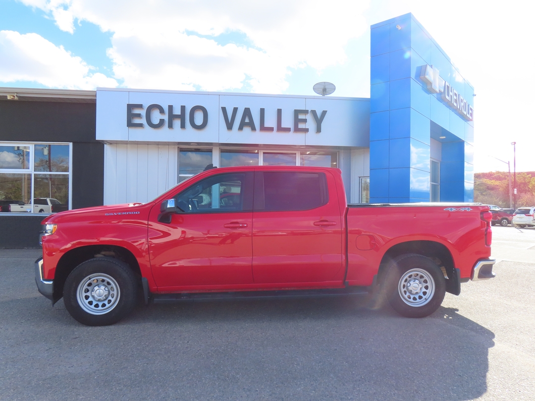 Red Hot 2021 Chevrolet Silverado 1500 Pickup Truck Four-Wheel Drive 8-Speed Automatic
