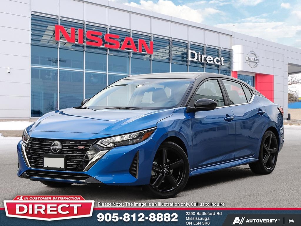 ELECTRIC BLUE METALLIC/SUPER BLACK 2025 Nissan Sentra Sedan Front-Wheel Drive Automatic