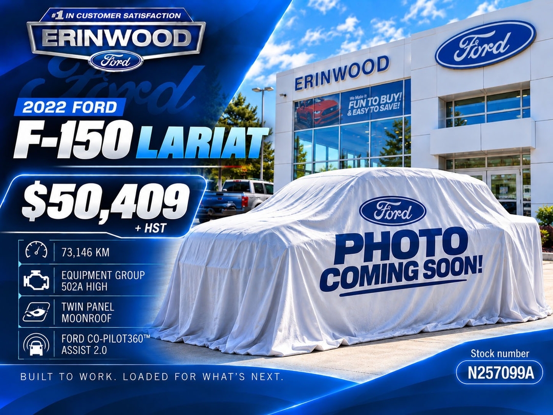 Black 2022 Ford F-150 Pickup Truck Four-Wheel Drive 