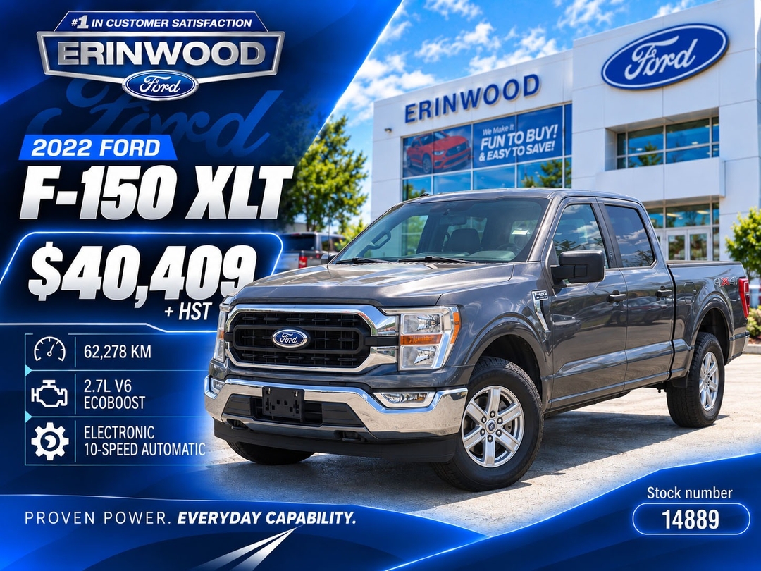 2022 Ford F-150 Pickup Truck Four-Wheel Drive Automatic