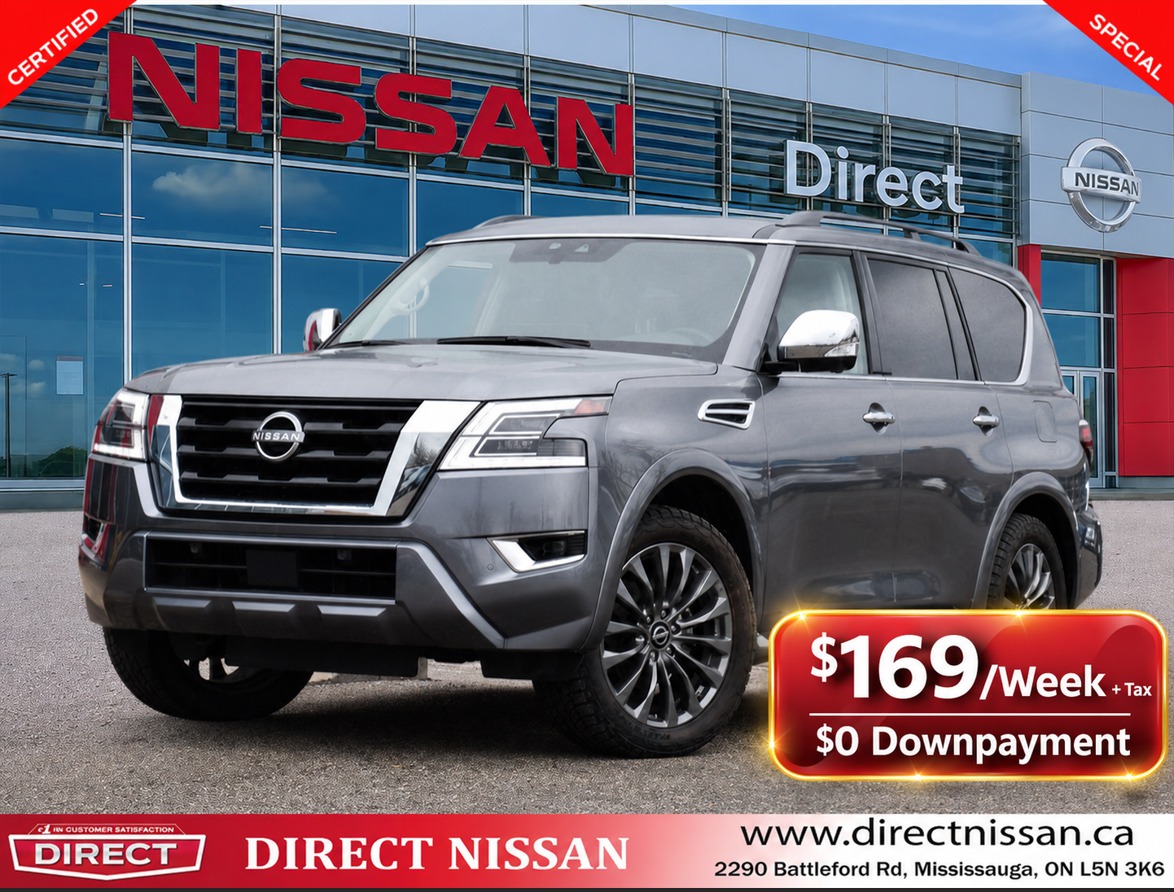 Gray (Gun Metallic) 2024 Nissan Armada SUV / Crossover Four-Wheel Drive Automatic