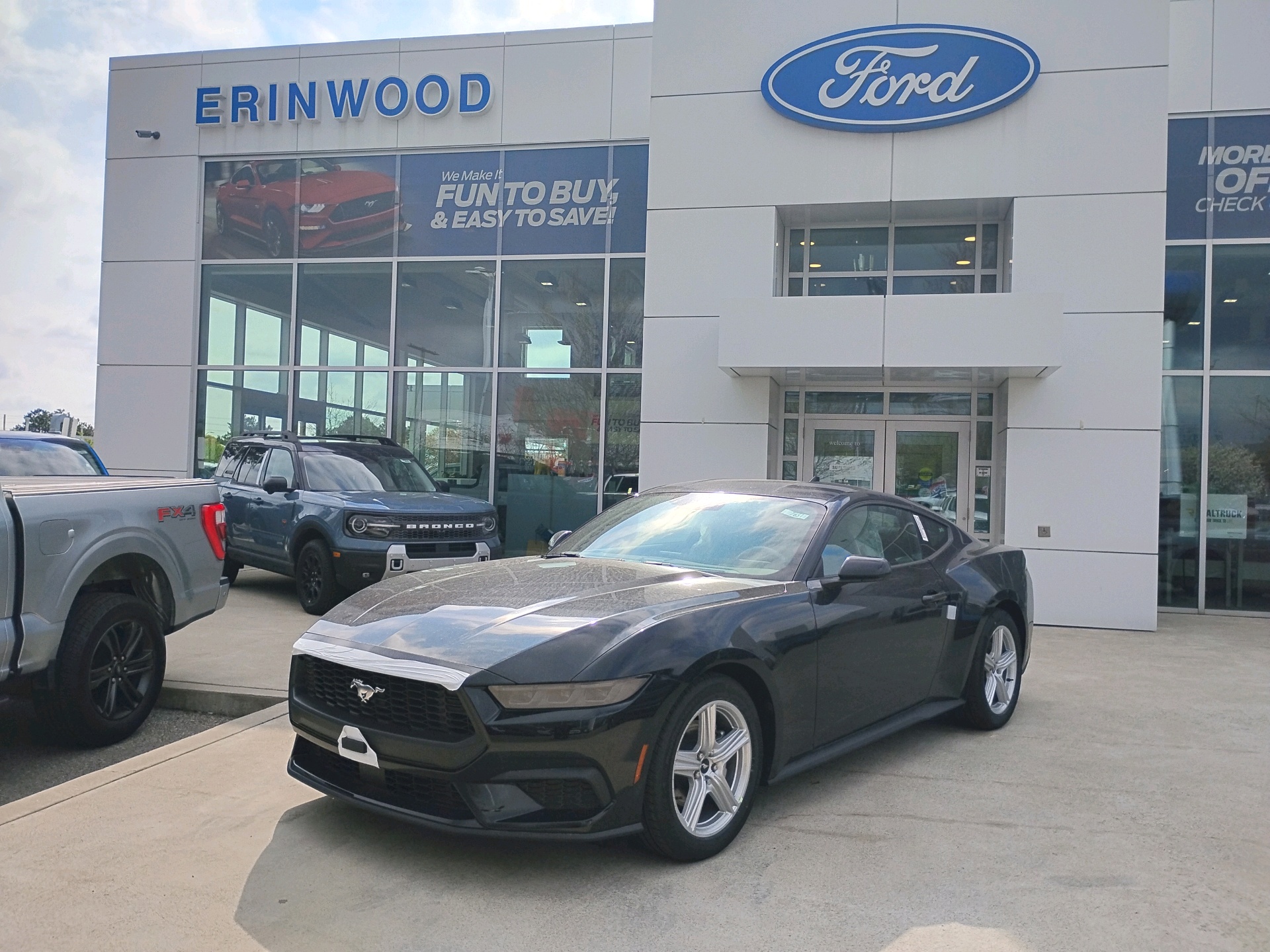 Shadow Black 2026 Ford Mustang Coupe Rear-Wheel Drive Automatic
