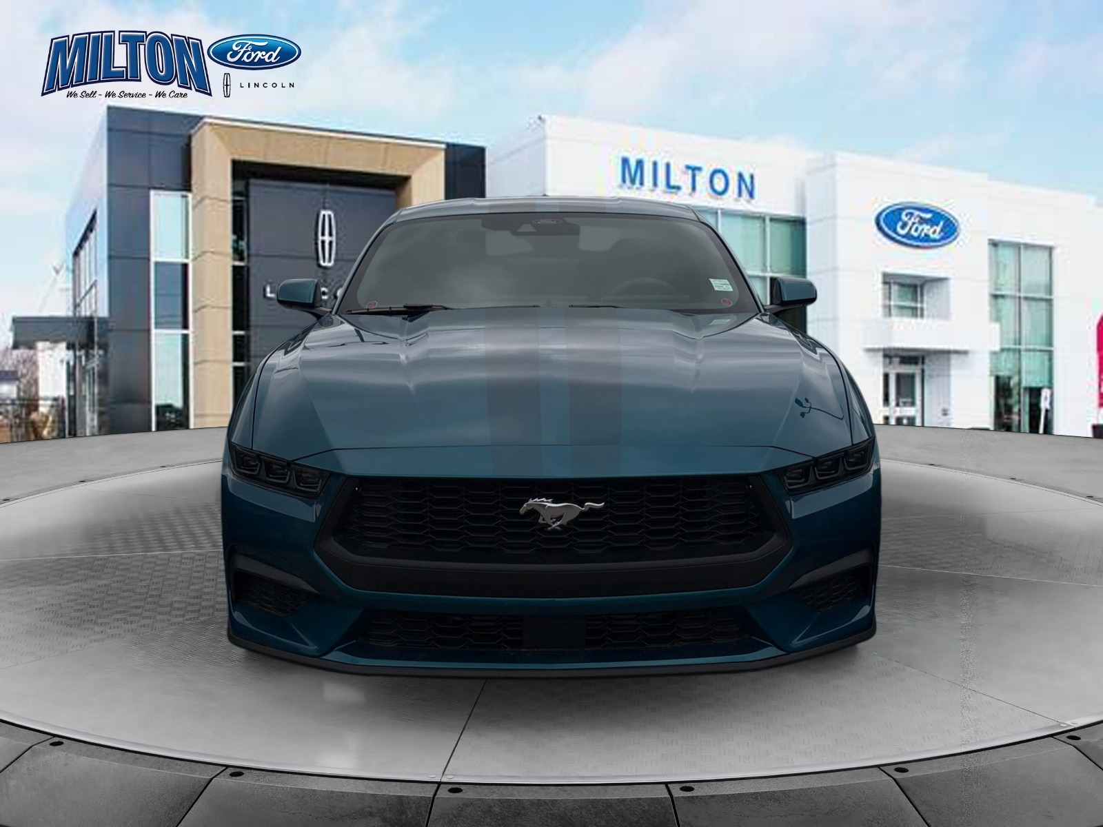 Adriatic Blue Metallic 2026 Ford Mustang Coupe Rear-Wheel Drive Automatic