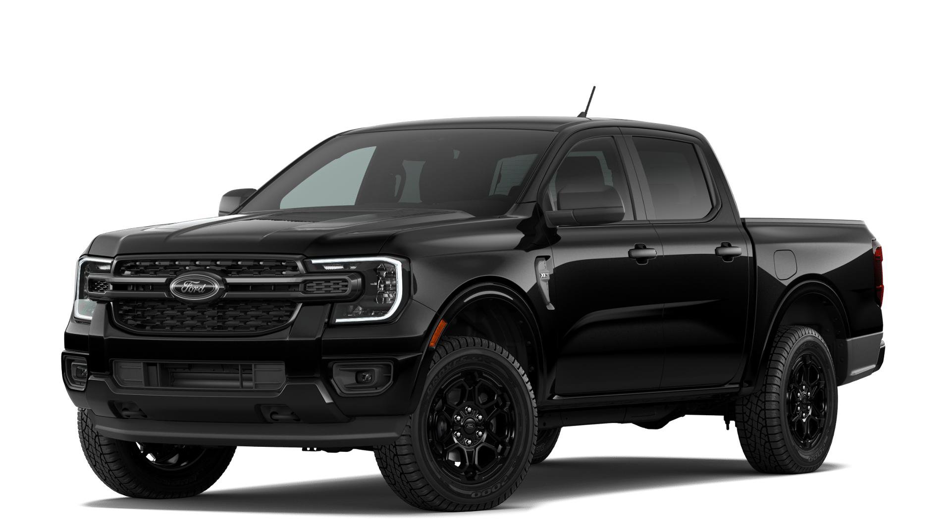 Shadow Black 2026 Ford Ranger Pickup Truck Four-Wheel Drive Automatic