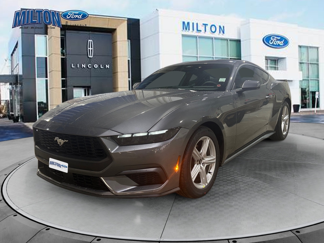 Gray (Carbonized Grey Metallic) 2026 Ford Mustang Coupe Rear-Wheel Drive Automatic