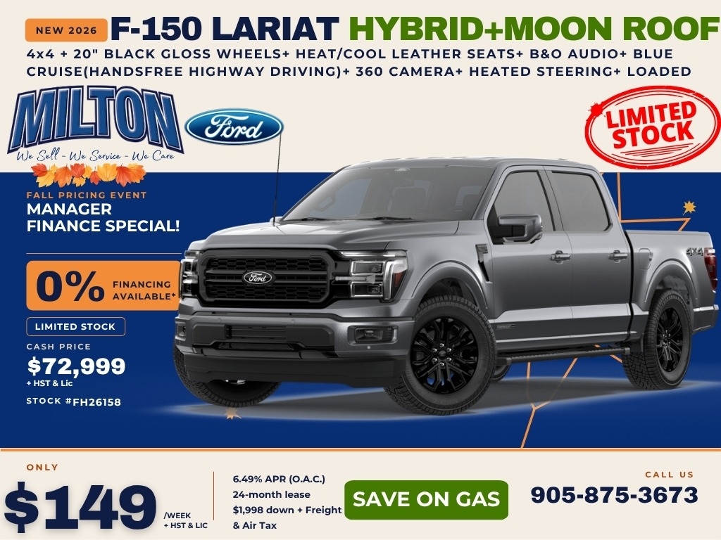 Gray (Carbonized Grey Metallic) 2026 Ford F-150 Pickup Truck Four-Wheel Drive Automatic