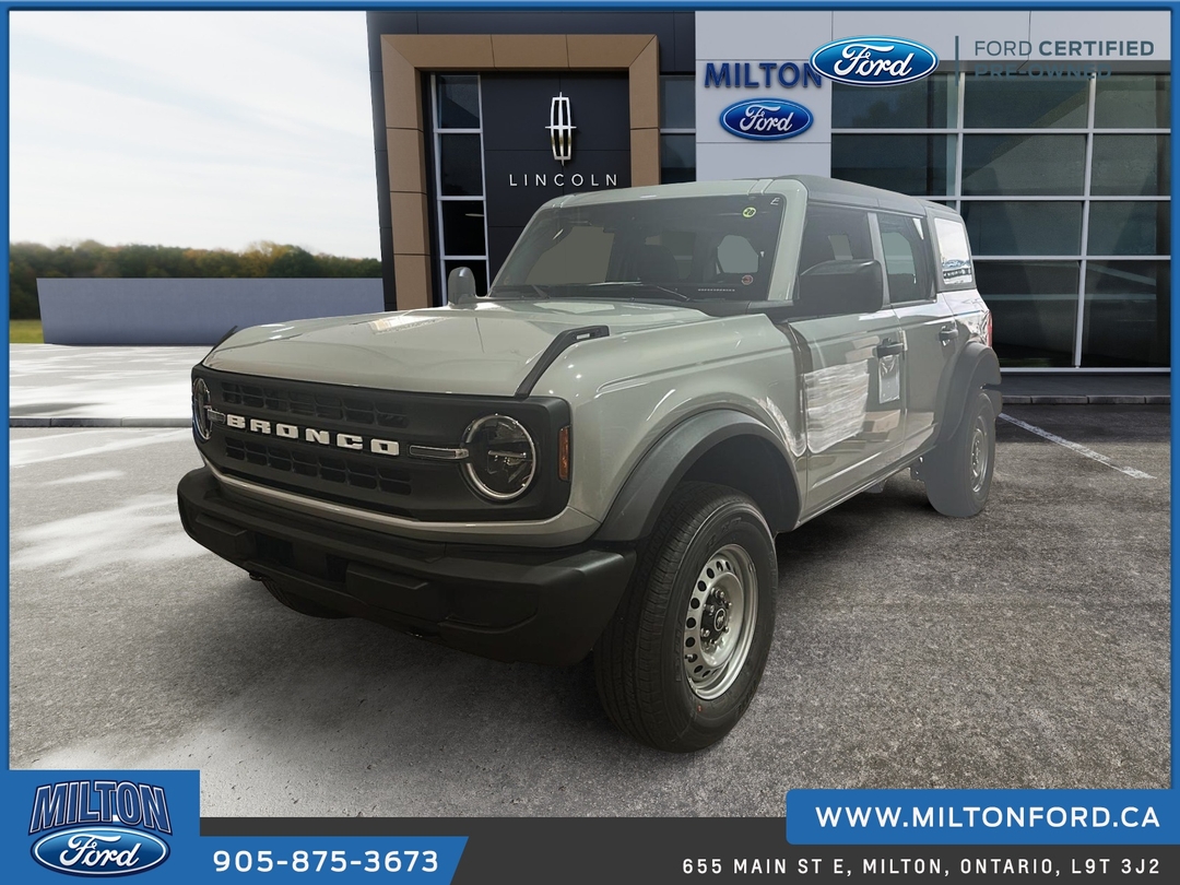 Gray (Avalanche Grey) 2026 Ford Bronco SUV / Crossover Four-Wheel Drive Automatic
