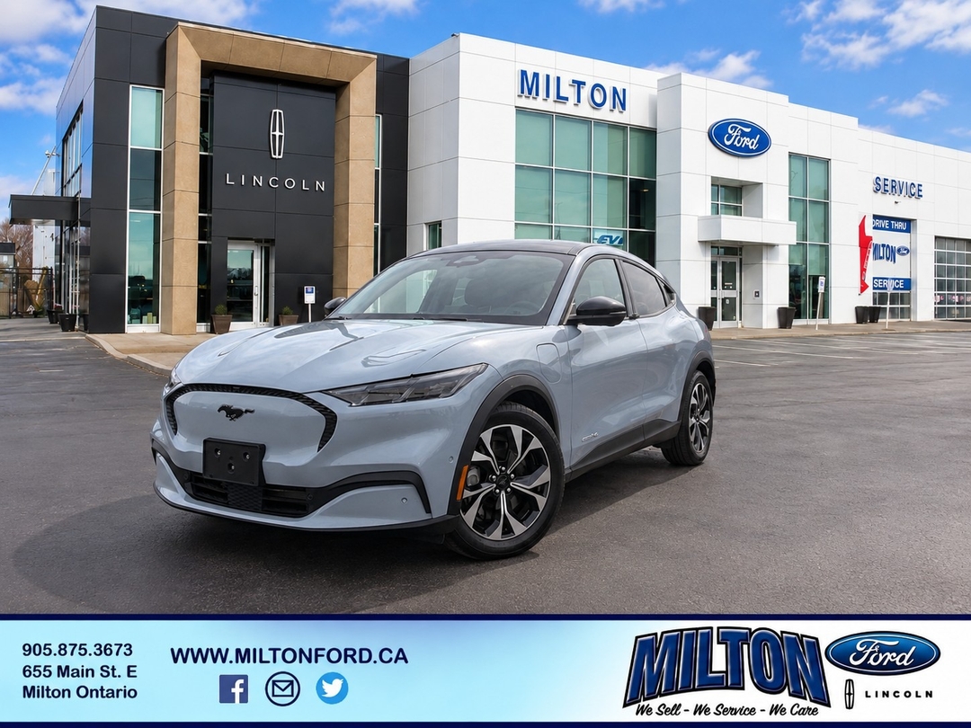 Gray (Glacier Grey Metallic Tri-Coat) 2024 Ford Mustang Mach-E SUV / Crossover All-Wheel Drive Automatic