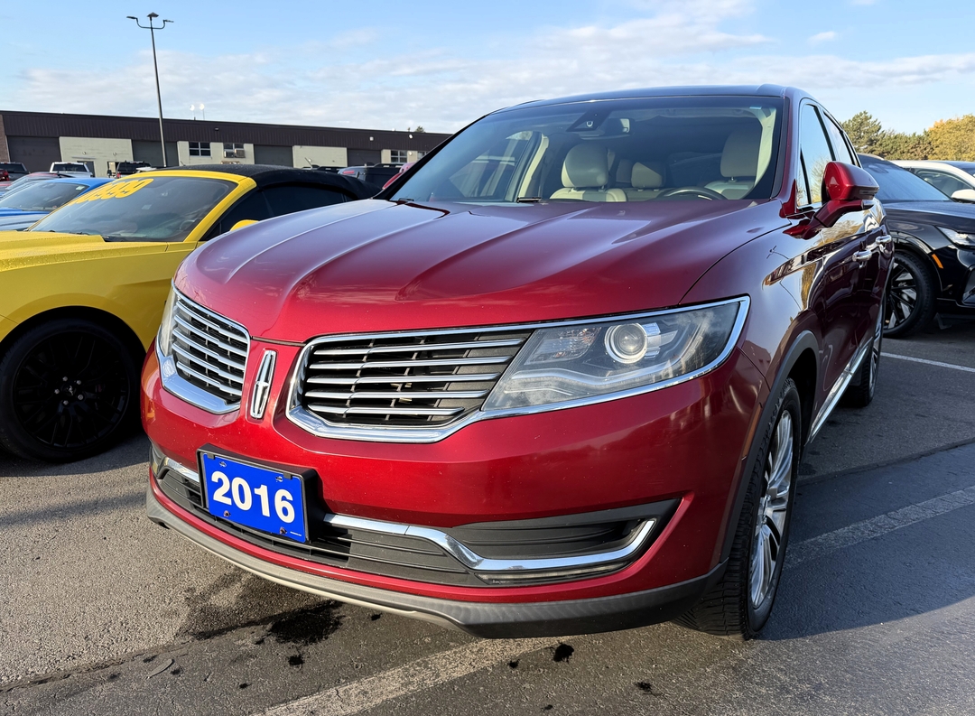 Ruby Red Metallic 2016 Lincoln MKX SUV / Crossover All-Wheel Drive 6-Speed Automatic