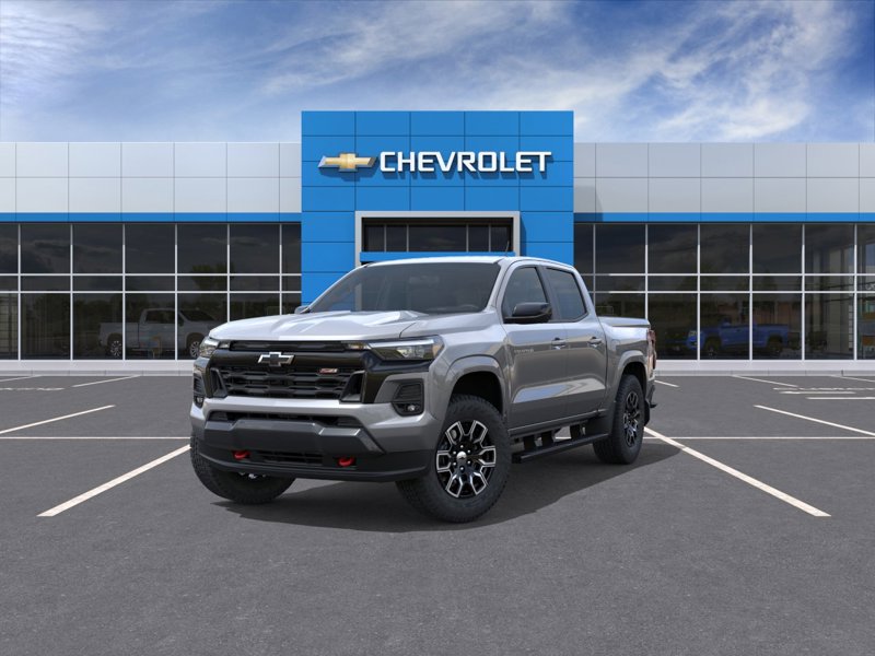 Gray (Sterling Grey Metallic) 2026 Chevrolet Colorado Pickup Truck Four-Wheel Drive 8-Speed Automatic