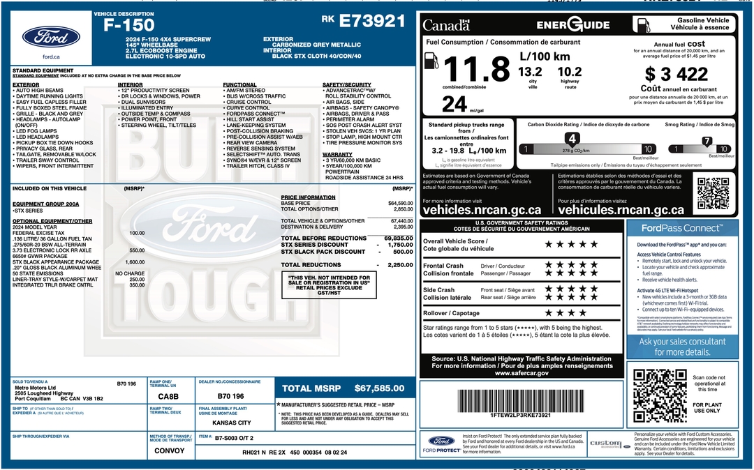 2024 Ford F-150 Stx (photo 1 of 2)