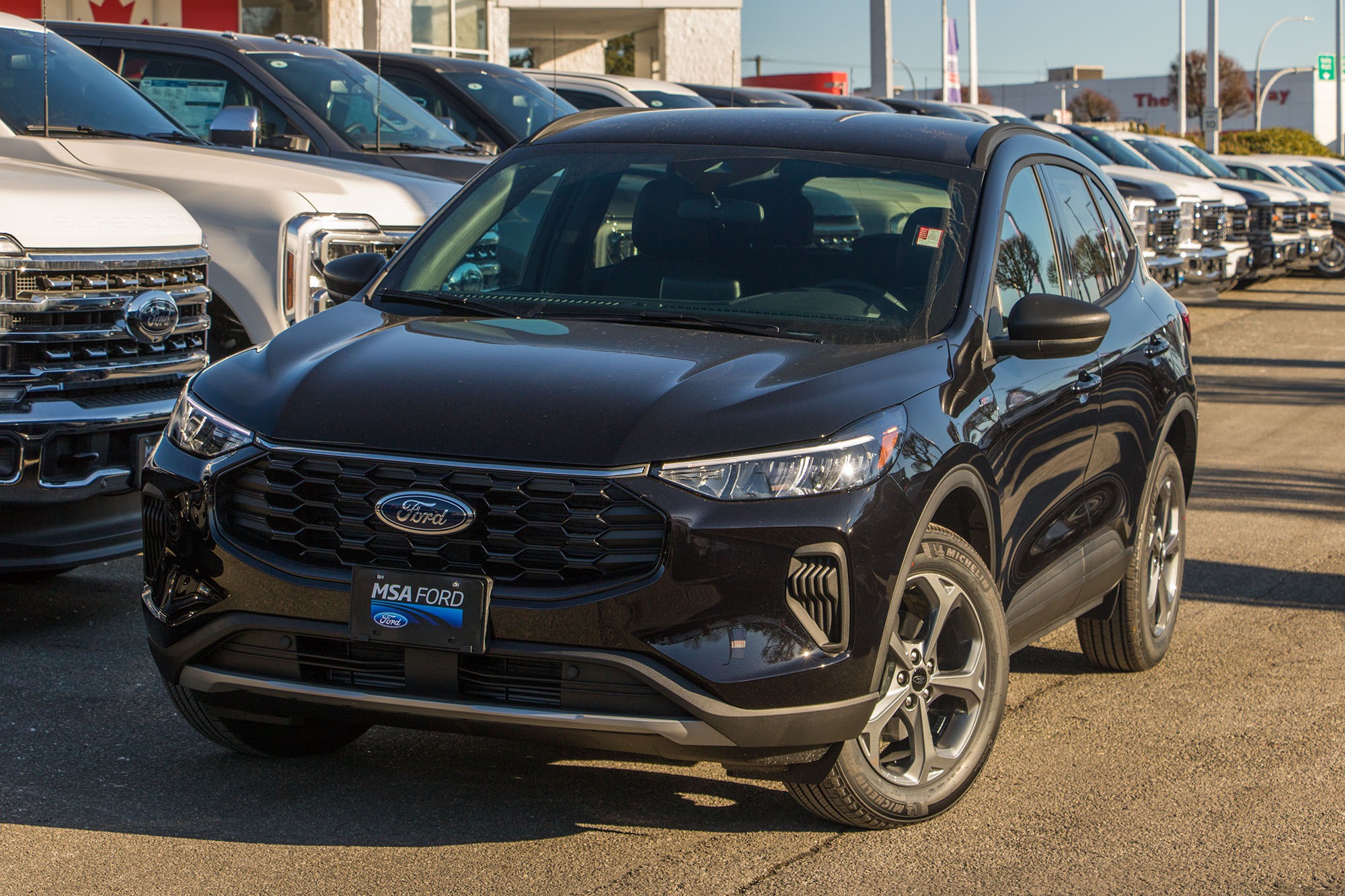 Agate Black 2025 Ford Escape SUV / Crossover All-Wheel Drive 8-Speed Automatic