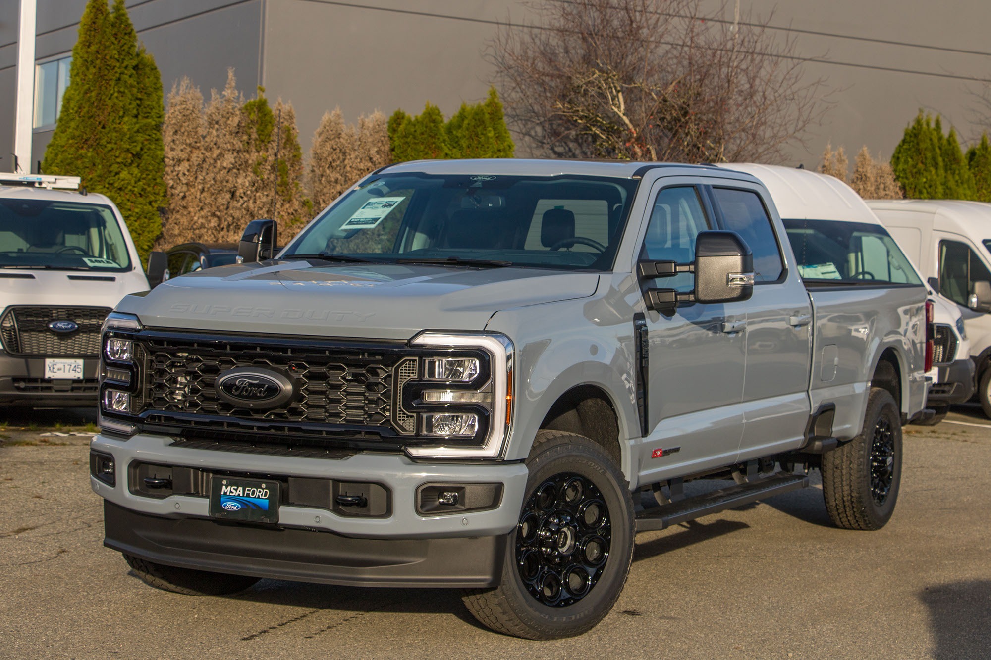Glacier Gray 2026 Ford F-350 Super Duty Pickup Truck Four-Wheel Drive Automatic