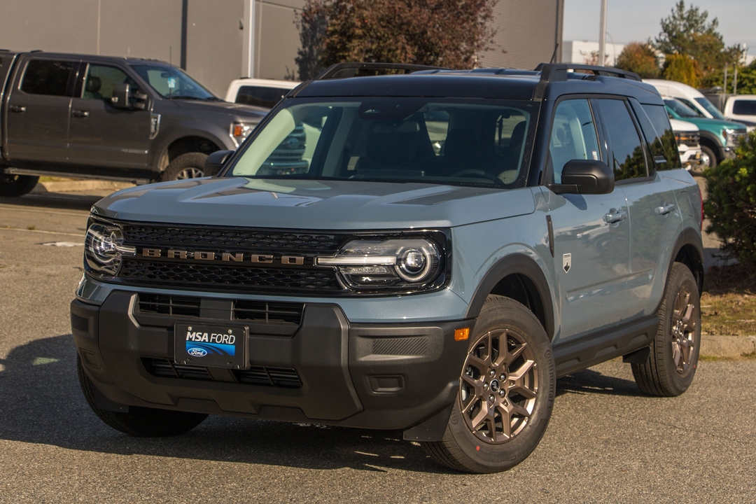 Blue (Azure Grey Metallic Tri-Coat) 2026 Ford Bronco Sport SUV / Crossover All-Wheel Drive 8-Speed Automatic