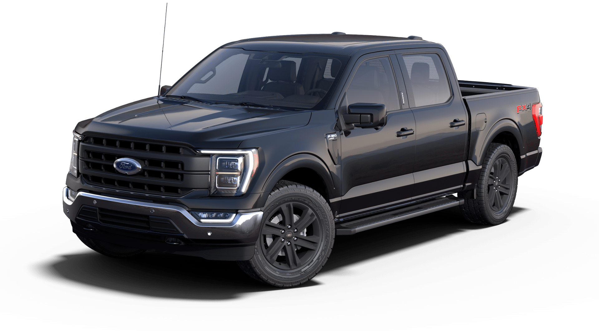 Agate Black Metallic 2021 Ford F-150 Pickup Truck Four-Wheel Drive Automatic