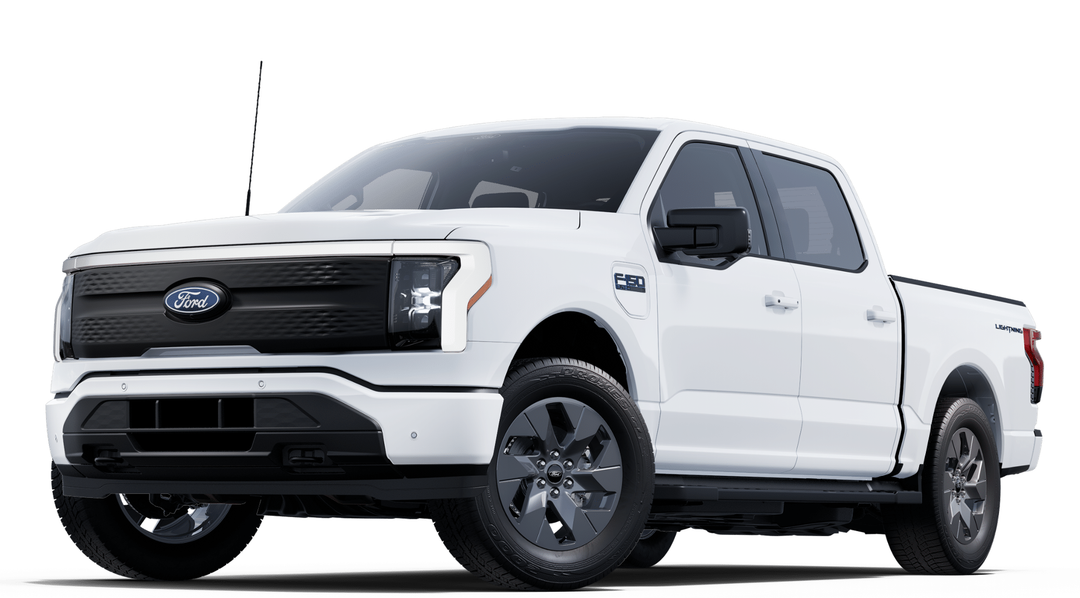 Oxford White 2025 Ford F-150 Lightning Pickup Truck All-Wheel Drive Automatic