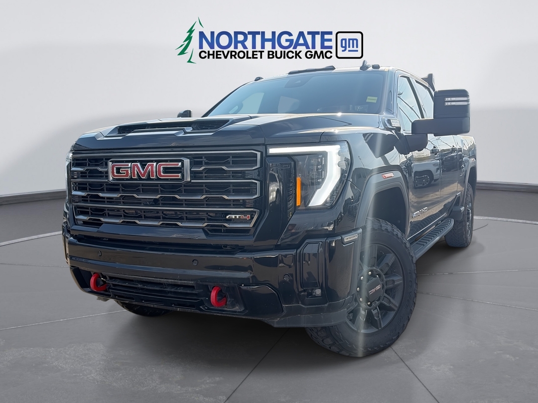 Black 2025 GMC Sierra 3500HD Pickup Truck Four-Wheel Drive Automatic
