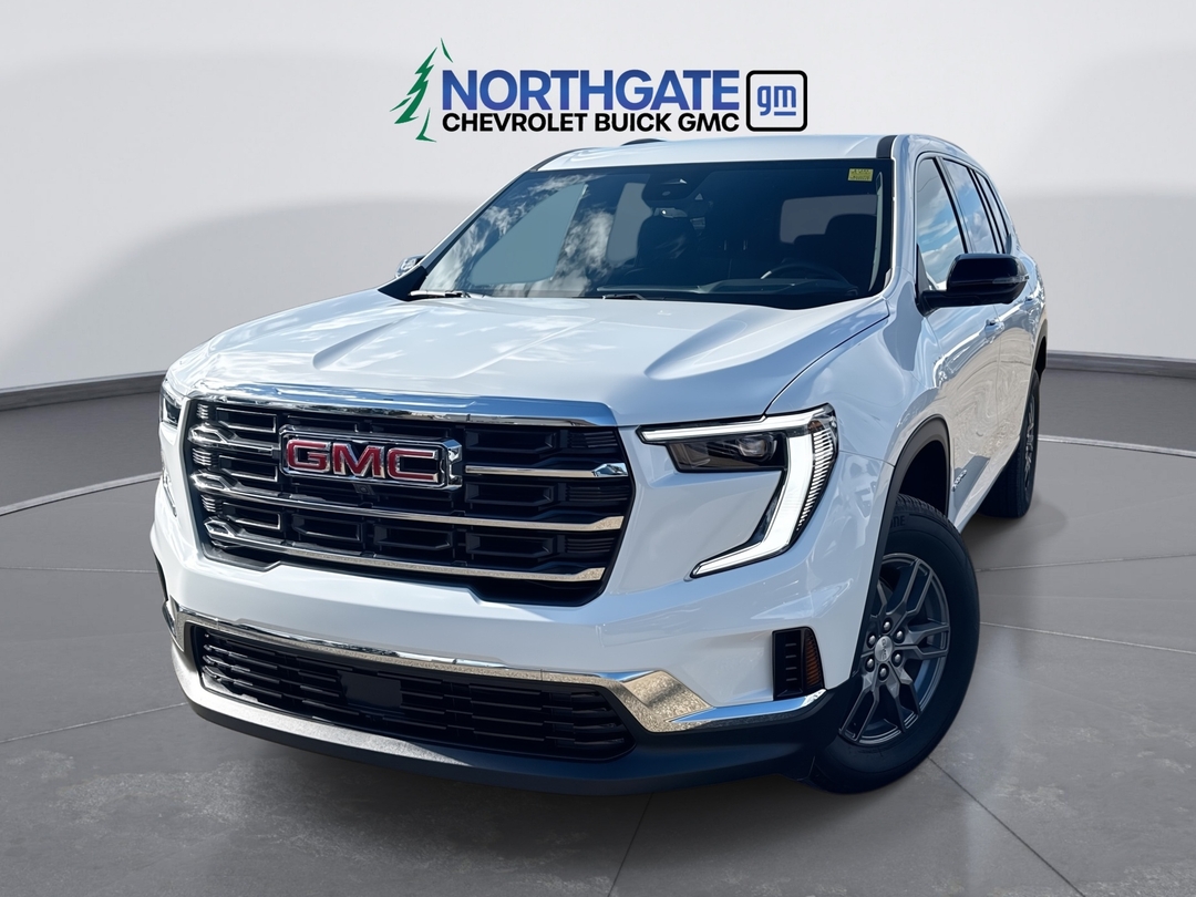 Summit White 2026 GMC Acadia SUV / Crossover Four-Wheel Drive 8-Speed Automatic