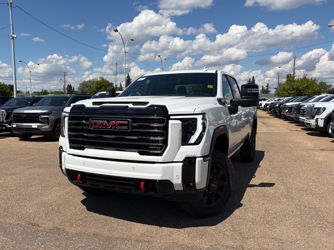 Summit White 2026 GMC Sierra 2500HD Pickup Truck Four-Wheel Drive Automatic