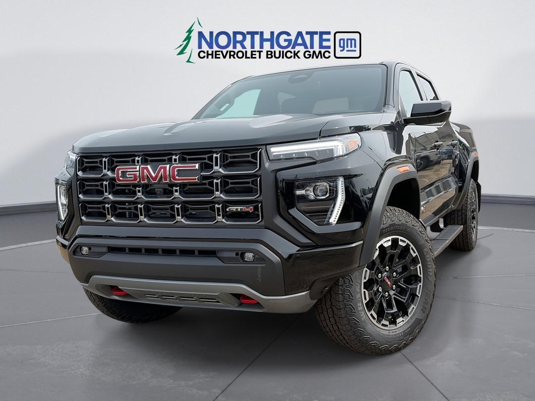 Onyx Black 2026 GMC Canyon Pickup Truck Four-Wheel Drive 8-Speed Automatic