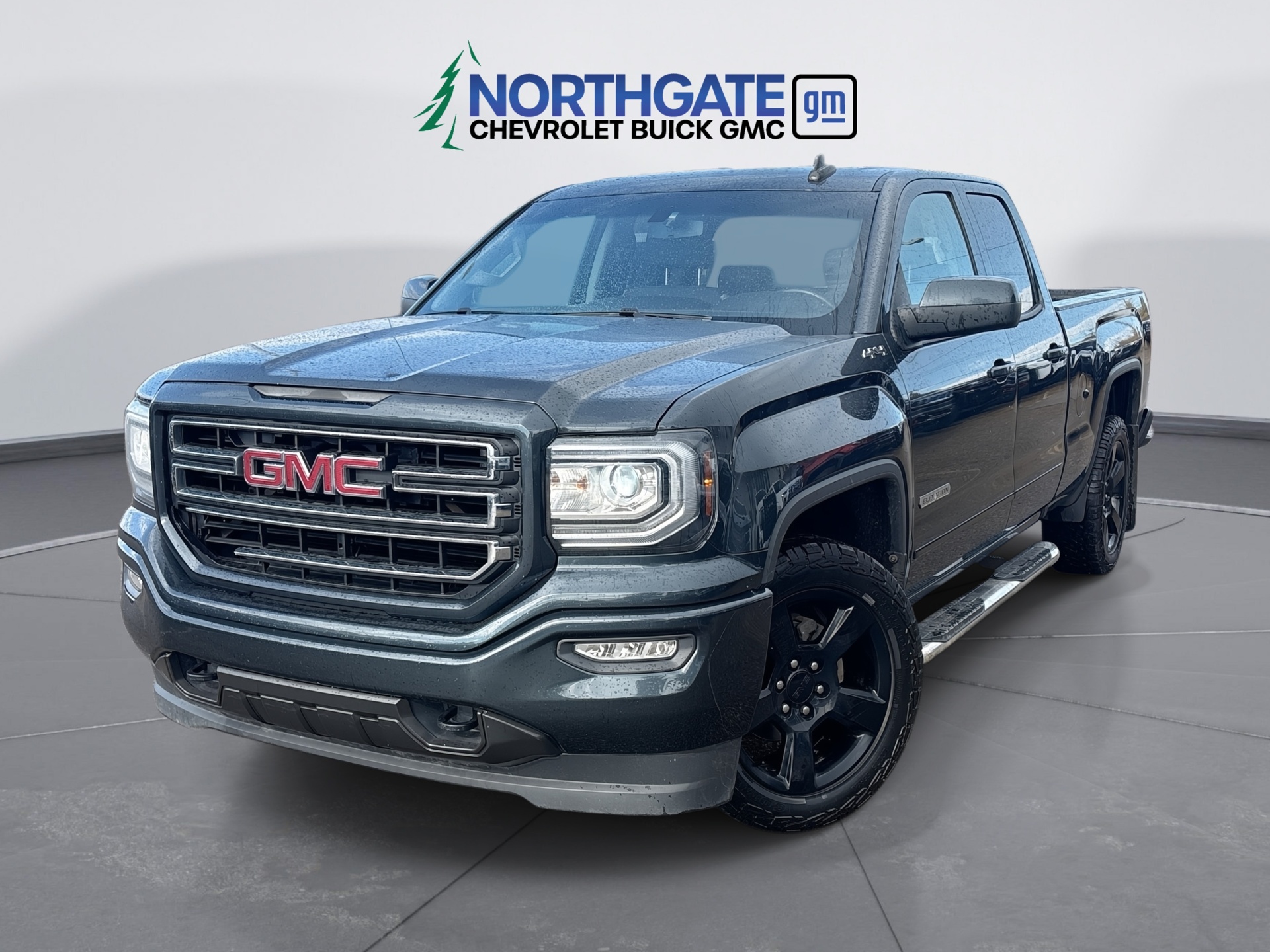 Gray 2019 GMC Sierra 1500 Limited Pickup Truck Four-Wheel Drive 6-Speed Automatic
