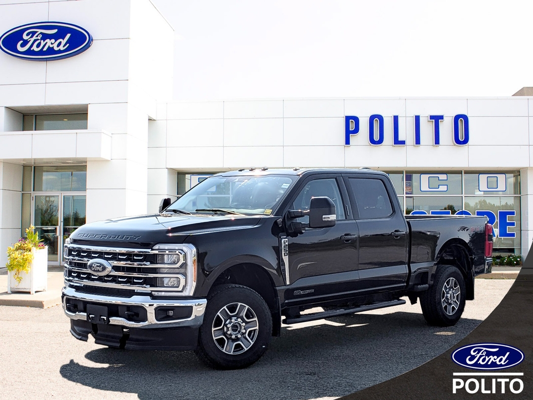Agate Black Metallic 2023 Ford F-250 Super Duty Pickup Truck Four-Wheel Drive Automatic