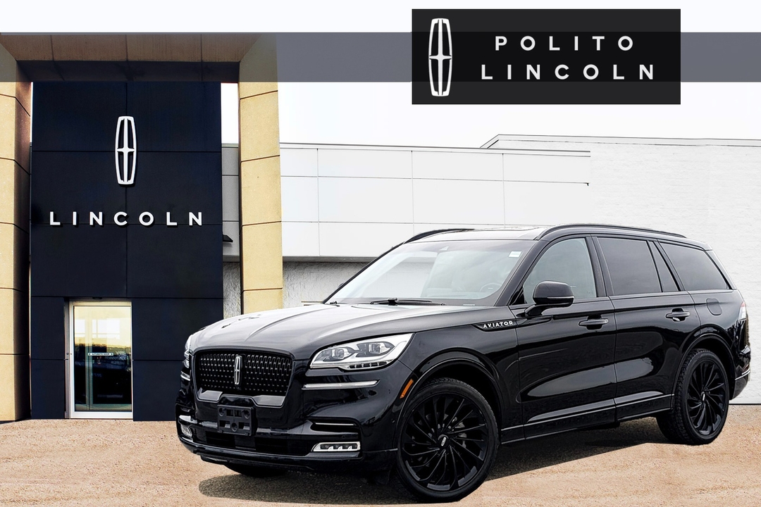Infinite Black Metallic 2023 Lincoln Aviator SUV / Crossover All-Wheel Drive Automatic