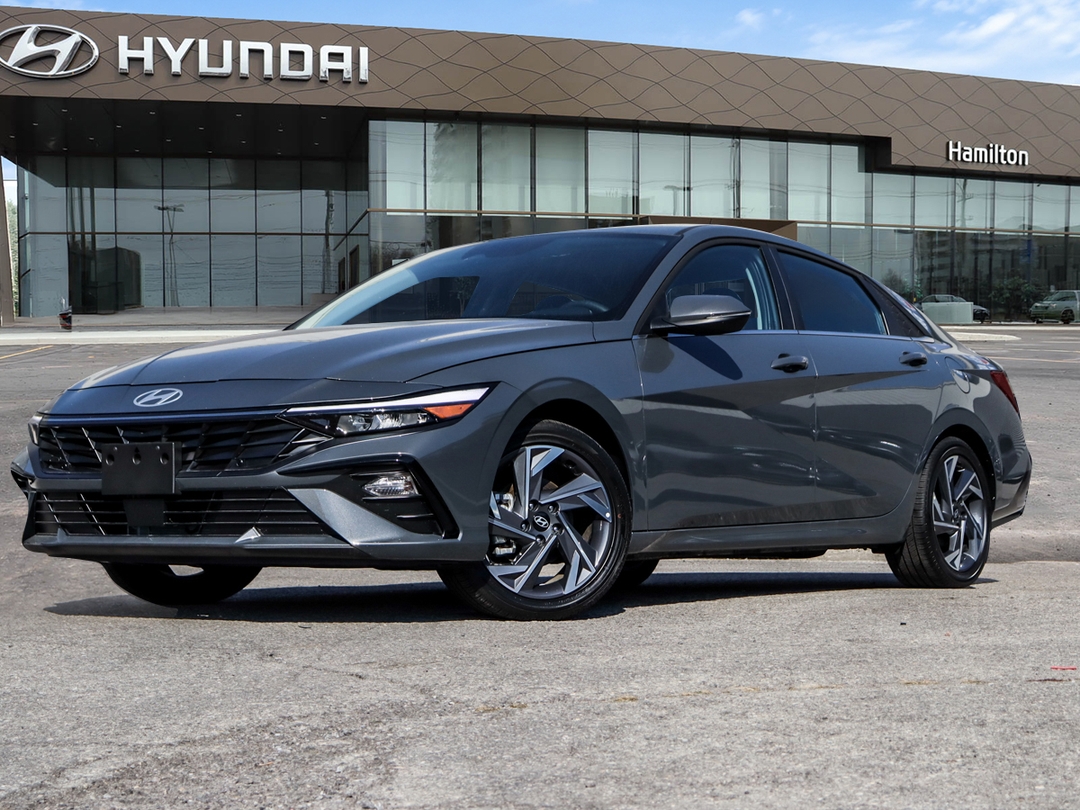 Gray (Ecotronic Grey) 2026 Hyundai Elantra Hybrid Sedan  6-Speed Dual Clutch Overdrive