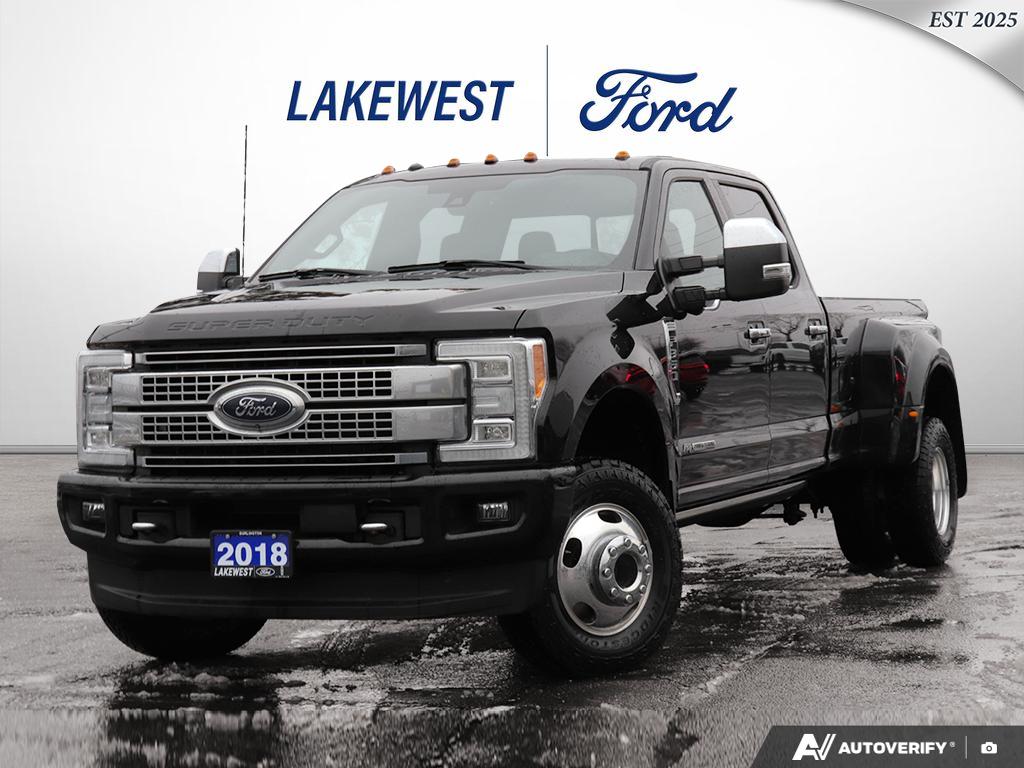2018 Ford F-350 Super Duty Platinum Crew Cab LB DRW 4WD