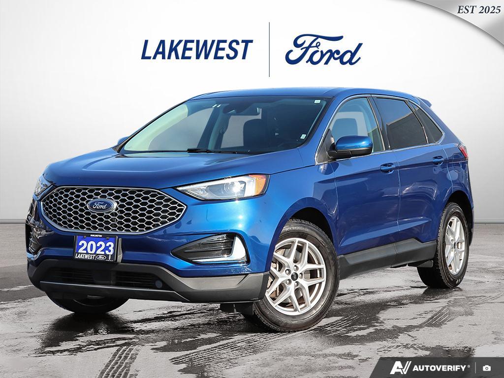 Atlas Blue Metallic 2023 Ford Edge SUV / Crossover All-Wheel Drive 