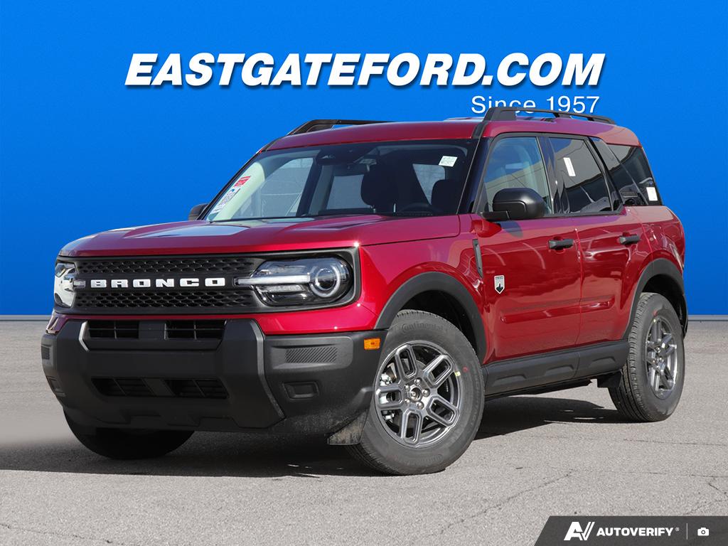 Ruby Red Metallic Tinted Clearcoat 2026 Ford Bronco Sport SUV / Crossover All-Wheel Drive 8-Speed Automatic