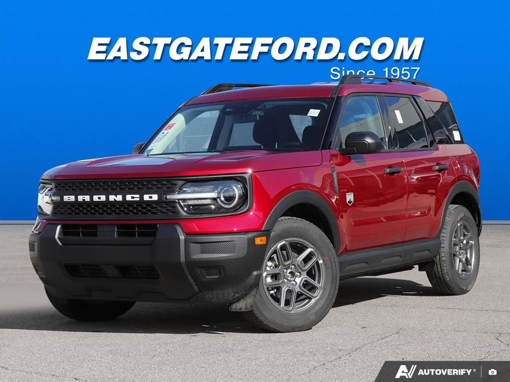 Ruby Red Metallic Tinted Clearcoat 2026 Ford Bronco Sport SUV / Crossover All-Wheel Drive 8-Speed Automatic