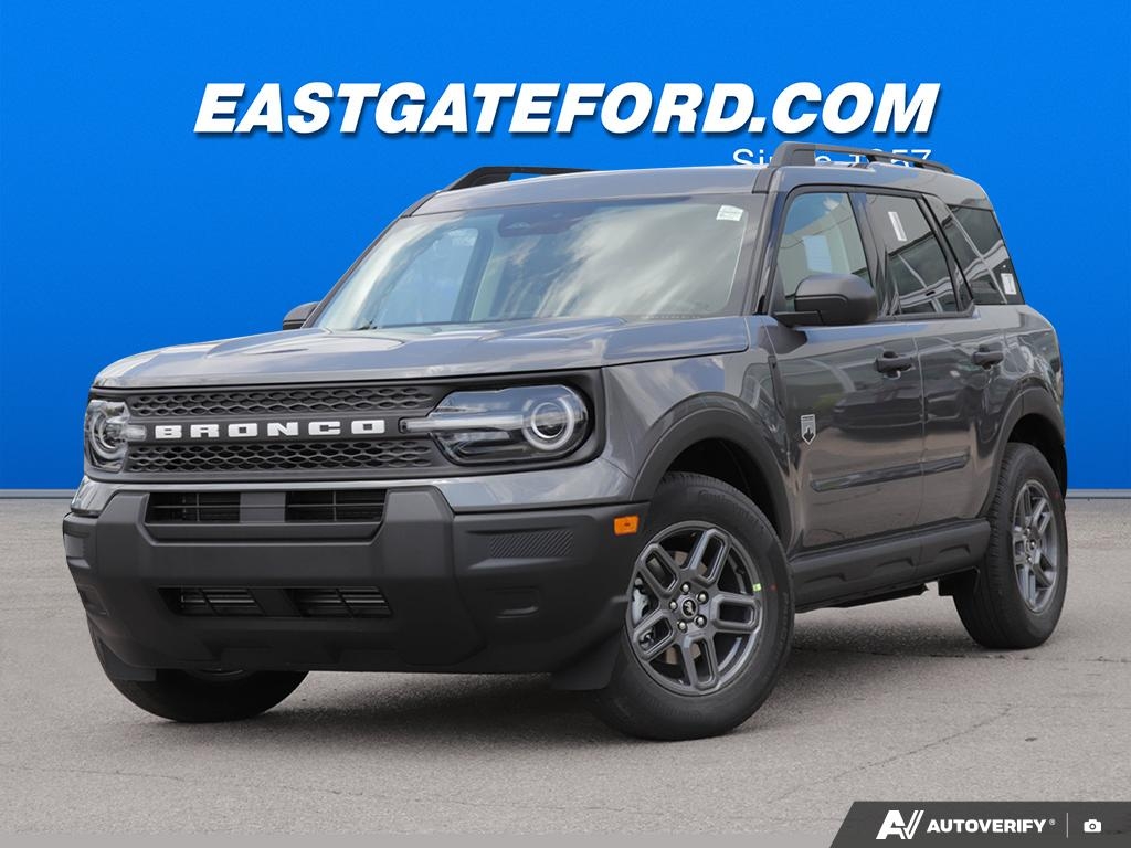 Gray (Carbonized Grey Metallic) 2026 Ford Bronco Sport SUV / Crossover All-Wheel Drive 8-Speed Automatic