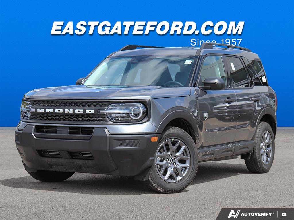 Gray (Carbonized Grey Metallic) 2026 Ford Bronco Sport SUV / Crossover All-Wheel Drive 8-Speed Automatic