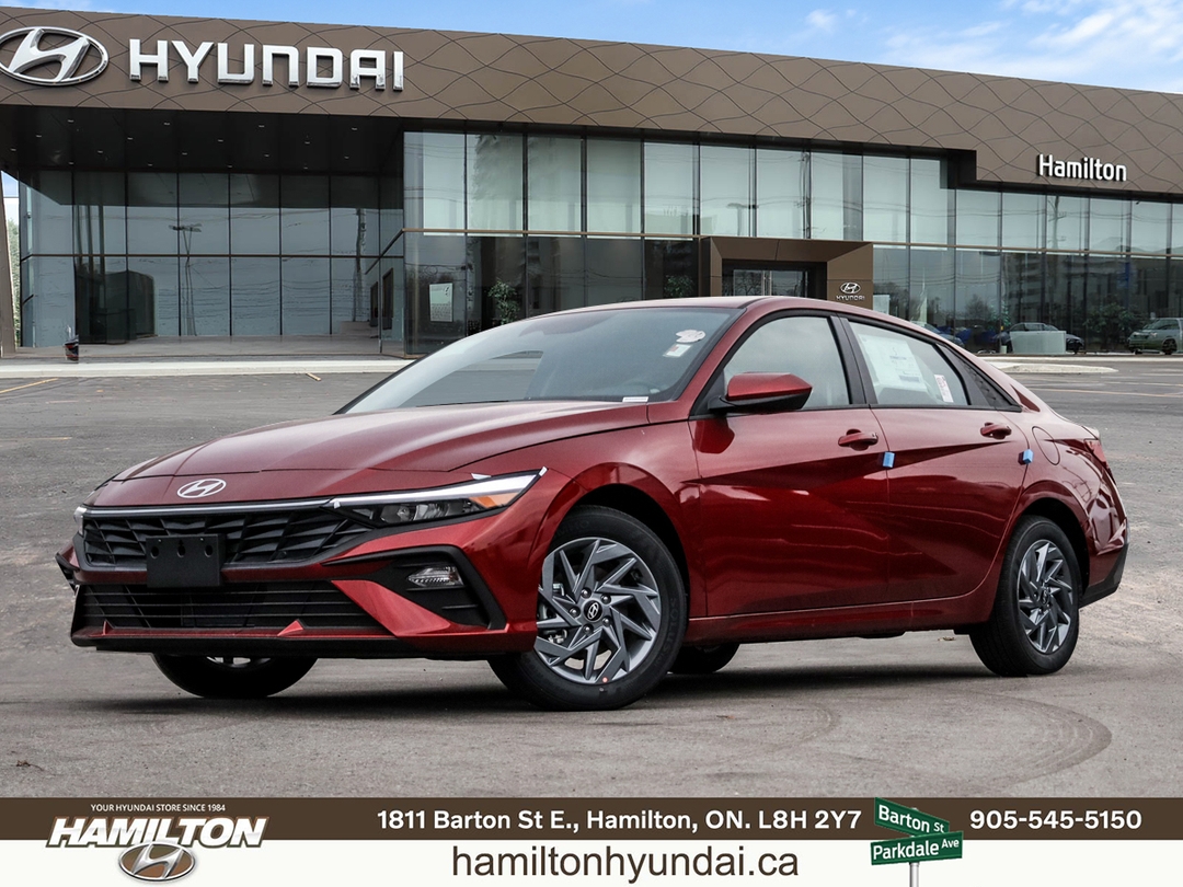 Volcanic Red 2026 Hyundai Elantra Sedan  Continuously Variable Transmission