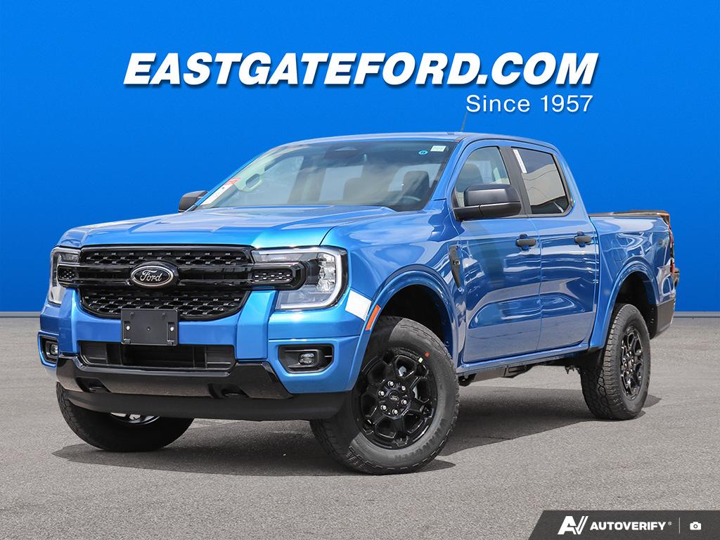 Velocity Blue Metallic 2026 Ford Ranger Pickup Truck Four-Wheel Drive Automatic