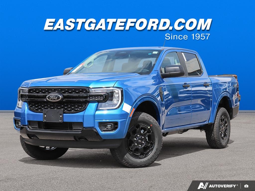 Velocity Blue Metallic 2026 Ford Ranger Pickup Truck Four-Wheel Drive Automatic