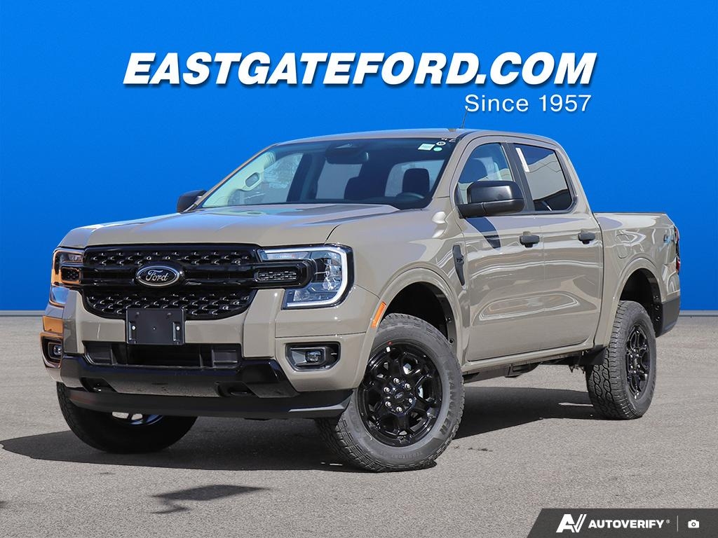 Gray (Marsh Grey) 2026 Ford Ranger Pickup Truck Four-Wheel Drive Automatic
