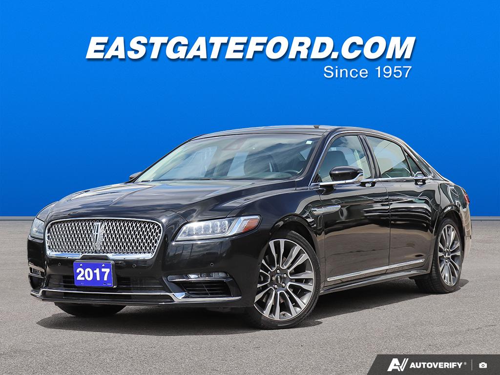 Black Velvet 2017 Lincoln Continental Sedan All-Wheel Drive 